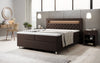 Luxus Boxspringbett Tesero mit Integriertem Stauraum, USB-Ladeanschlüssen und RGB-LED-Beleuchtung