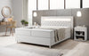 Luxus Boxspringbett Tesero mit Integriertem Stauraum, USB-Ladeanschlüssen und RGB-LED-Beleuchtung