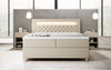 Luxus Boxspringbett Tesero mit Integriertem Stauraum, USB-Ladeanschlüssen und RGB-LED-Beleuchtung