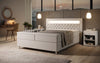 Luxus Boxspringbett Tesero mit Integriertem Stauraum, USB-Ladeanschlüssen und RGB-LED-Beleuchtung