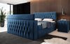 Luxuriöses Boxspringbett Velano mit Integriertem TV-Lift und Praktischem Stauraum