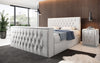 Luxuriöses Velano Boxspringbett mit Integriertem TV-Lift und Praktischem Stauraum