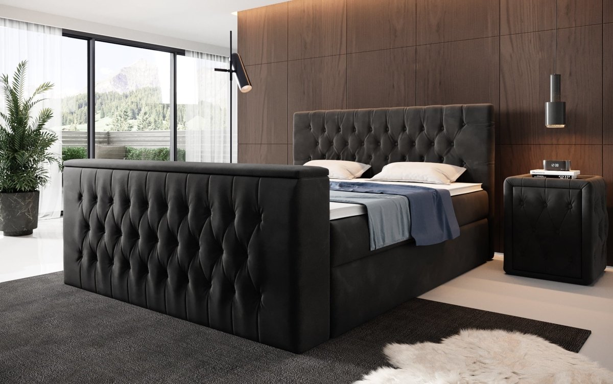 Velano Boxspringbett: Luxuriöser Schlaf, Integrierter TV-Lift, Cleverer Stauraum