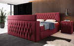 Lade das Bild in den Galerie-Viewer, Luxuriöses Boxspringbett Velano mit Integriertem TV-Lift und Praktischem Stauraum
