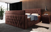 Luxuriöses Velano Boxspringbett mit Integriertem TV-Lift und Praktischem Stauraum