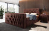 Luxuriöses Boxspringbett Velano mit Integriertem TV-Lift und Praktischem Stauraum