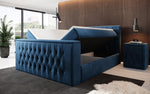 Lade das Bild in den Galerie-Viewer, Luxuriöses Velano Boxspringbett mit Integriertem TV-Lift und Praktischem Stauraum
