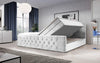 Luxuriöses Velutto Boxspringbett mit Integriertem Stauraum – Samtbezug & Optimaler Schlafkomfort