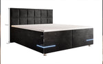 Lade das Bild in den Galerie-Viewer, Verona Boxspringbett mit LED-Beleuchtung: Luxus, Komfort, Modernes Kunstleder Design
