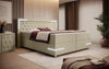 Verona Boxspringbett mit LED-Beleuchtung: Luxus, Komfort, Modernes Kunstleder Design