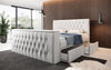 Luxuriöses Boxspringbett Vulnero mit integriertem TV-Lift und praktischem Stauraum