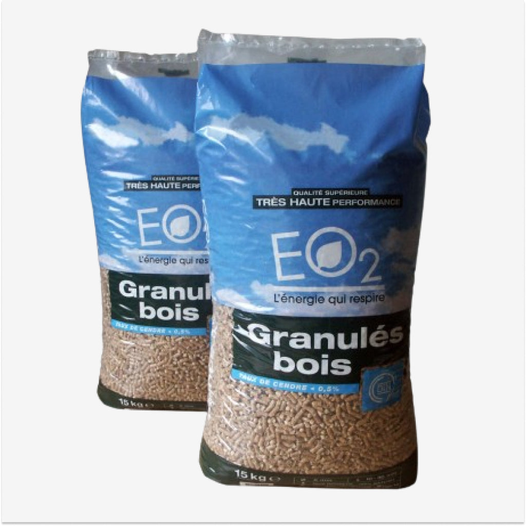 E02 Holzpellet-Palette mit 104×10 kg Säcken für effiziente Wärme