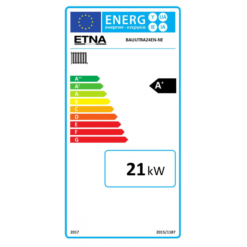 Baliutra ETNA 24 kW kompakte Pelletheizung mit 65 kg Granulatbehälter