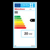 Extraflame PK20 Pelletheizung 20 kW, 92 % Wirkungsgrad, 75 kg Granulatbehälter