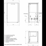 Lade das Bild in den Galerie-Viewer, Tonnara Pelletkessel mit Selbstreinigendem Tiegel und Aschekompaktor, 16 kW

