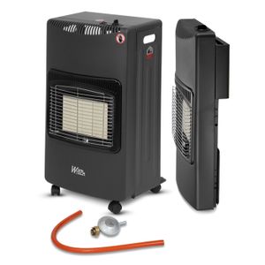 Faltbarer Gasheizofen 4,2 kW mit Schlauch und Regler für den Innenbereich