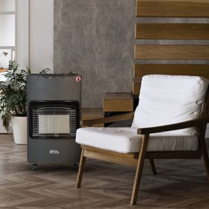 Faltbarer Gasheizofen 4,2 kW mit Schlauch und Regler für den Innenbereich