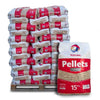 TOTAL Premium Holzpellets 66‑Sack‑Palette 15 kg – DINplus zertifiziert, umweltfreundlich, hohe Energieeffizienz