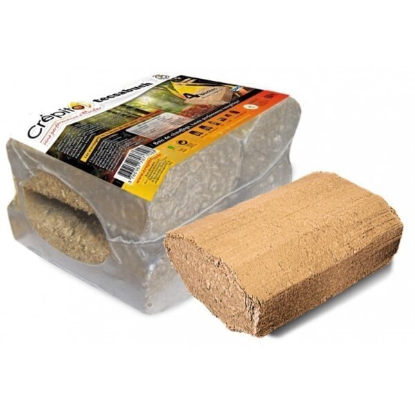 Tecsabuch Komprimierte Holzscheite, 1-Tonnen Palette, hohe Energie für effizientes Heizen