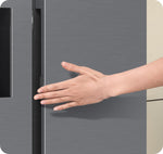 Lade das Bild in den Galerie-Viewer, Samsung Bespoke Side-by-Side Kühlschrank, 634L, Schwarz, AI Energy, Auto Open Door
