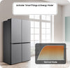 Samsung French Door Kühlschrank AI Hybrid Kühlung SpaceMax Edelstahl 669L