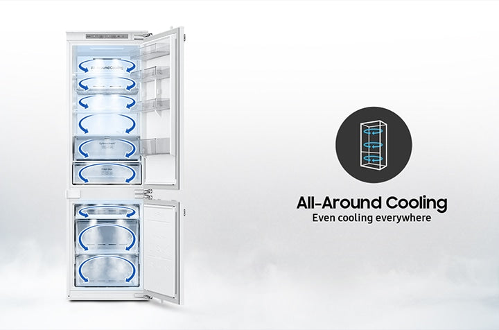 Samsung BRB70F Einbau Kühl-Gefrierkombination mit SmartThings AI Energy Mode und SpaceMax