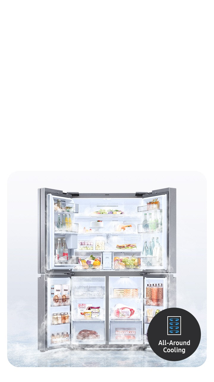 Samsung RF7000 French Door Kühlschrank: Bespoke Design, Auto Ice Maker, SmartThings