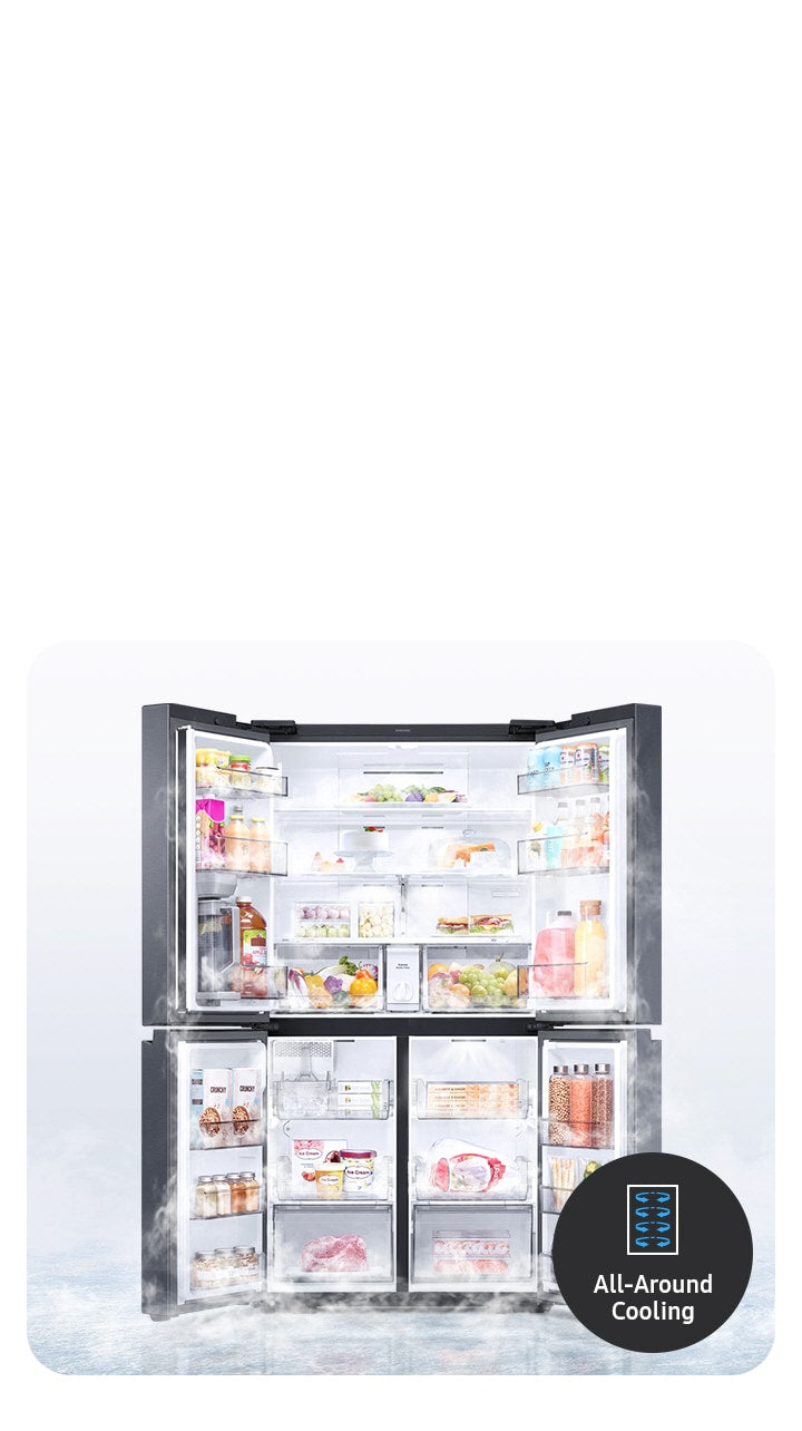 Samsung French Door Kühlschrank 649L mit AI Energy, Autofill & Eiswürfelbereiter