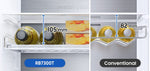 Lade das Bild in den Galerie-Viewer, Samsung SpaceMax Kühl-Gefrierkombination, 387L, Twin Cooling Plus, No Frost+, Edelstahl-Look
