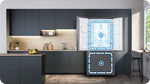 Lade das Bild in den Galerie-Viewer, Samsung French Door Kühlschrank RF50C530EB1/EF: SmartThings, AI Energy, No Frost+, Premium Black Steel
