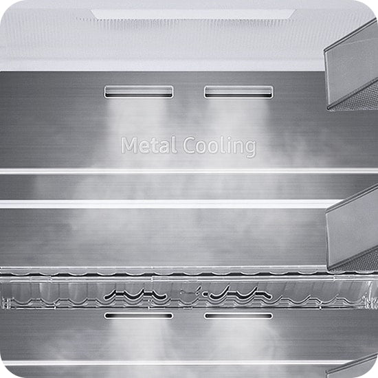 Samsung SpaceMax Kühl-Gefrierkombination AI Energy Mode, 390L, Schwarz, Metal Cooling