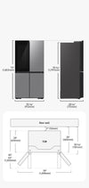 Samsung RF9000 French Door Kühlschrank: See-Thru, Beverage Center, Dual Ice