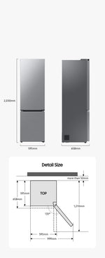 Lade das Bild in den Galerie-Viewer, Samsung Kühl-Gefrierkombination: SpaceMax, No Frost+, A-20% Energieeffizienz, AI Energy
