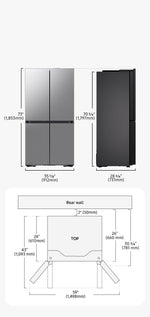 Lade das Bild in den Galerie-Viewer, Samsung French Door Kühlschrank AI Hybrid Kühlung SpaceMax Edelstahl 669L
