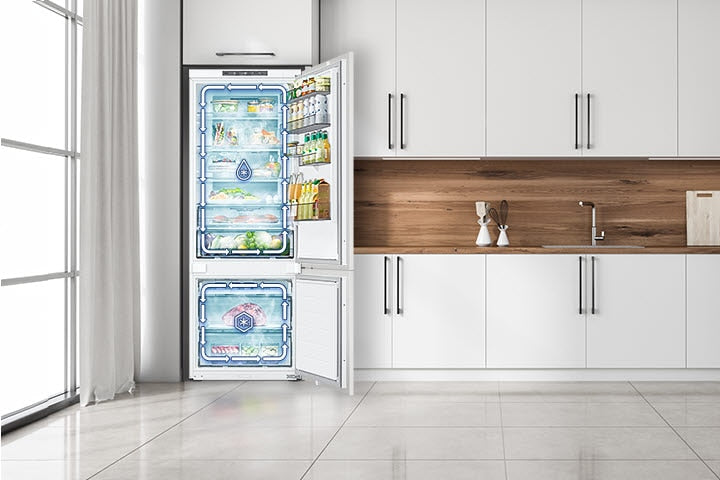 Samsung Einbau Kühl-Gefrierkombination 389L BRB6500D AI Energy Twin Cooling NoFrost+
