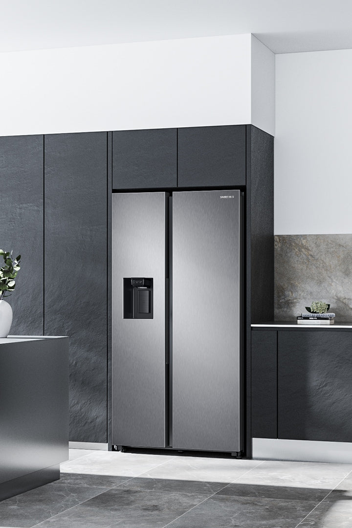 Samsung RS8000C Side-by-Side Kühlschrank: AI Energy, 634L, Wassertank, Silber