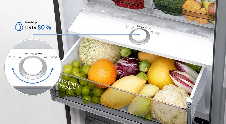 Samsung SpaceMax Kühl-Gefrierkombination WiFi AI Energy Twin Cooling Edelstahl