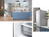 Samsung SpaceMax Kühl-Gefrierkombination, Metal Cooling, AI Energy, No Frost+, Silber, 390L