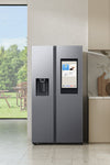 Samsung Family Hub Side-by-Side Kühlschrank, 614L, Schwarz, AI, Bixby, Eiswürfel