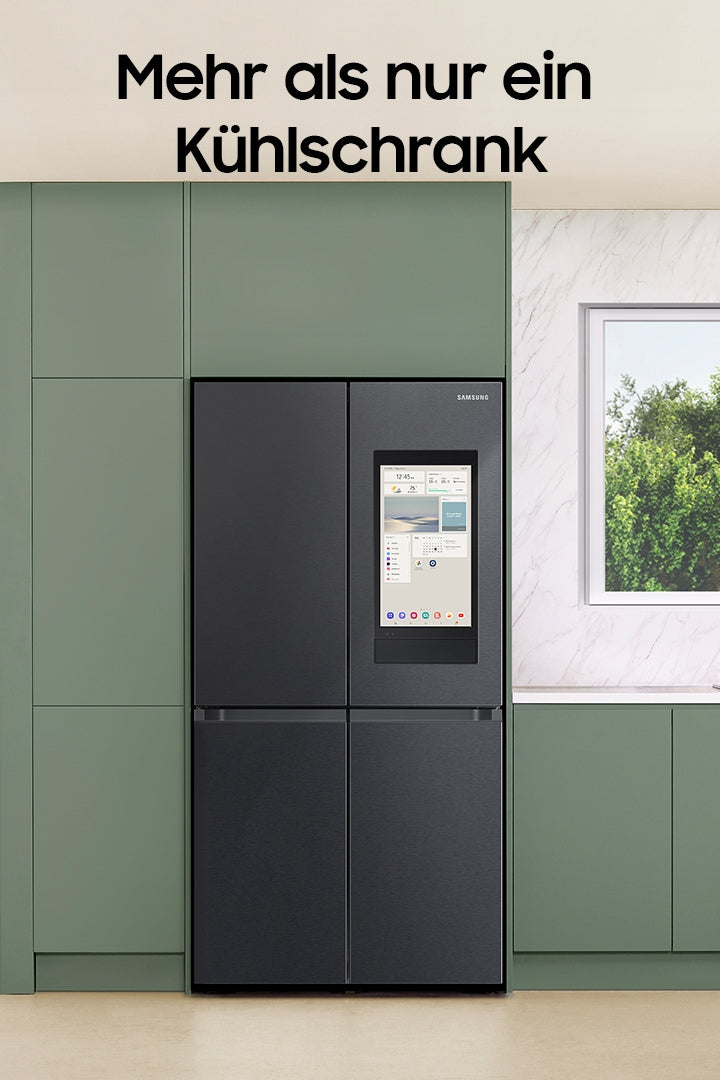 Intelligenter Samsung Family Hub+ French Door Kühlschrank mit AI Vision und Beverage Center