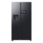 Lade das Bild in den Galerie-Viewer, Samsung Bespoke AI Side-by-Side Kühlschrank, 614L, Schwarz, SmartThings, Eis- &amp; Wasserspender

