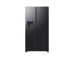 Lade das Bild in den Galerie-Viewer, Samsung Bespoke Side-by-Side Kühlschrank, 634L, Schwarz, AI Energy, Auto Open Door
