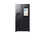 Lade das Bild in den Galerie-Viewer, Samsung Family Hub Side-by-Side Kühlschrank, 614L, Schwarz, AI, Bixby, Eiswürfel
