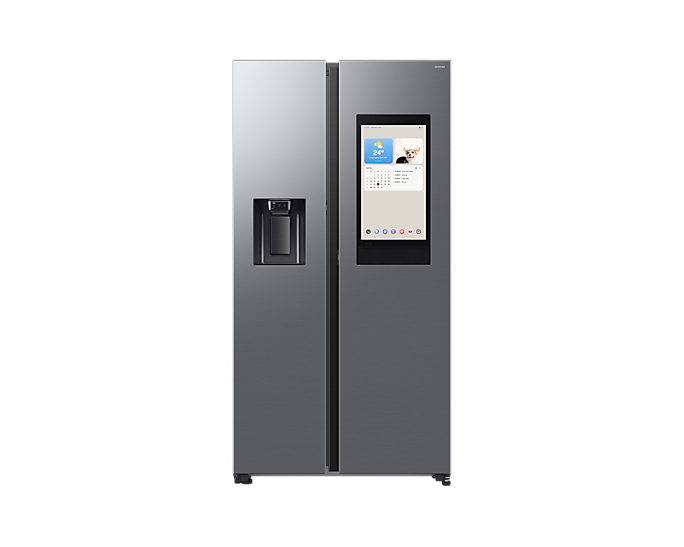 Samsung Bespoke AI Family Hub™ Side-by-Side Kühlschrank, Edelstahl, 614L, AI Sprachsteuerung