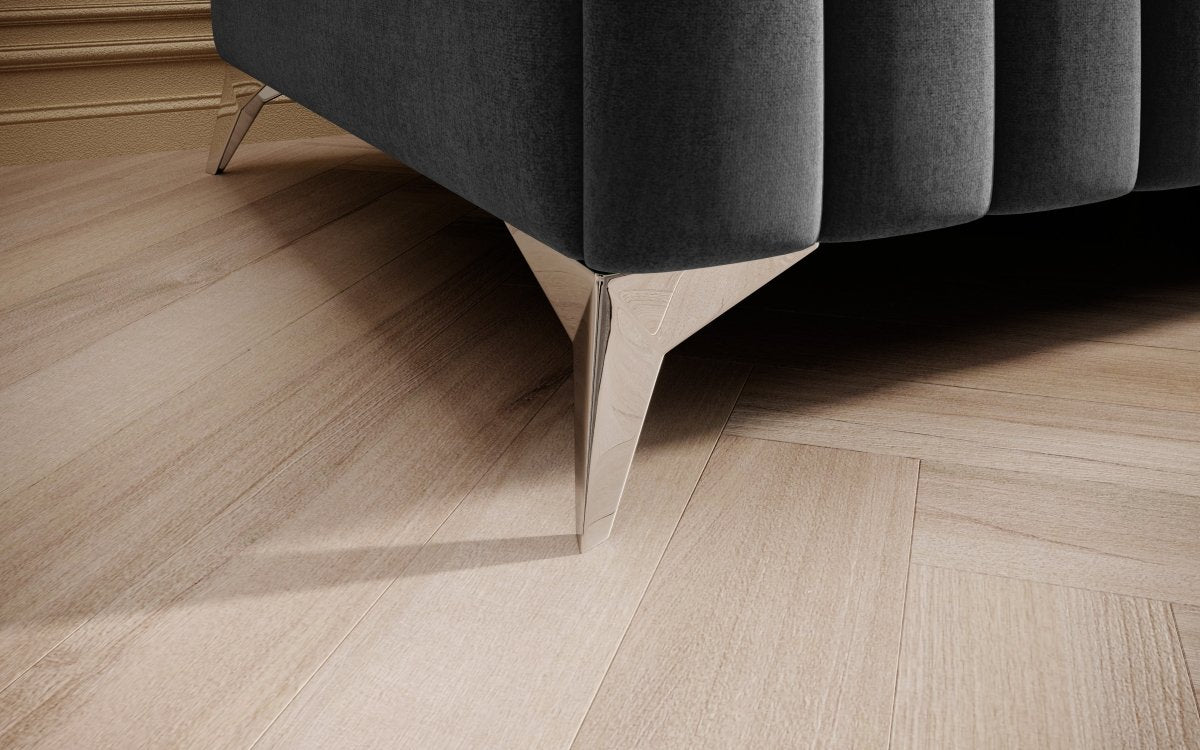Cadeo Designer Beistellhocker Modern Vielseitig Skandinavischer Stil Samt Akzent Möbel