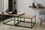 Lade das Bild in den Galerie-Viewer, Eleganter 2-in-1 Design Couchtisch Claire – Sonoma Eiche für Modernes Wohnen
