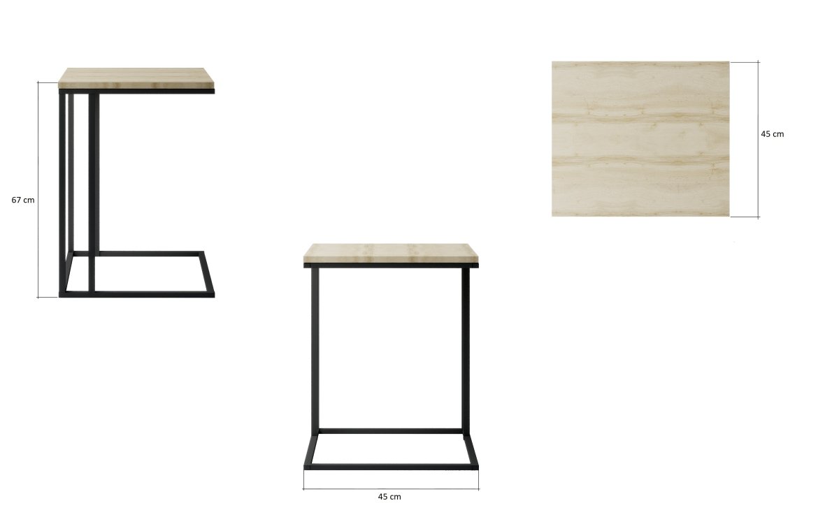 Stilvoller Designer Couchtisch Velio – Moderner Minimalismus für Ihr Wohnambiente