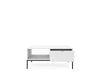 Luxuriöser Designer Couchtisch Verilo: Glasplatte und Robustes Metallgestell