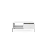 Lade das Bild in den Galerie-Viewer, Luxuriöser Designer Couchtisch Verilo: Glasplatte und Robustes Metallgestell
