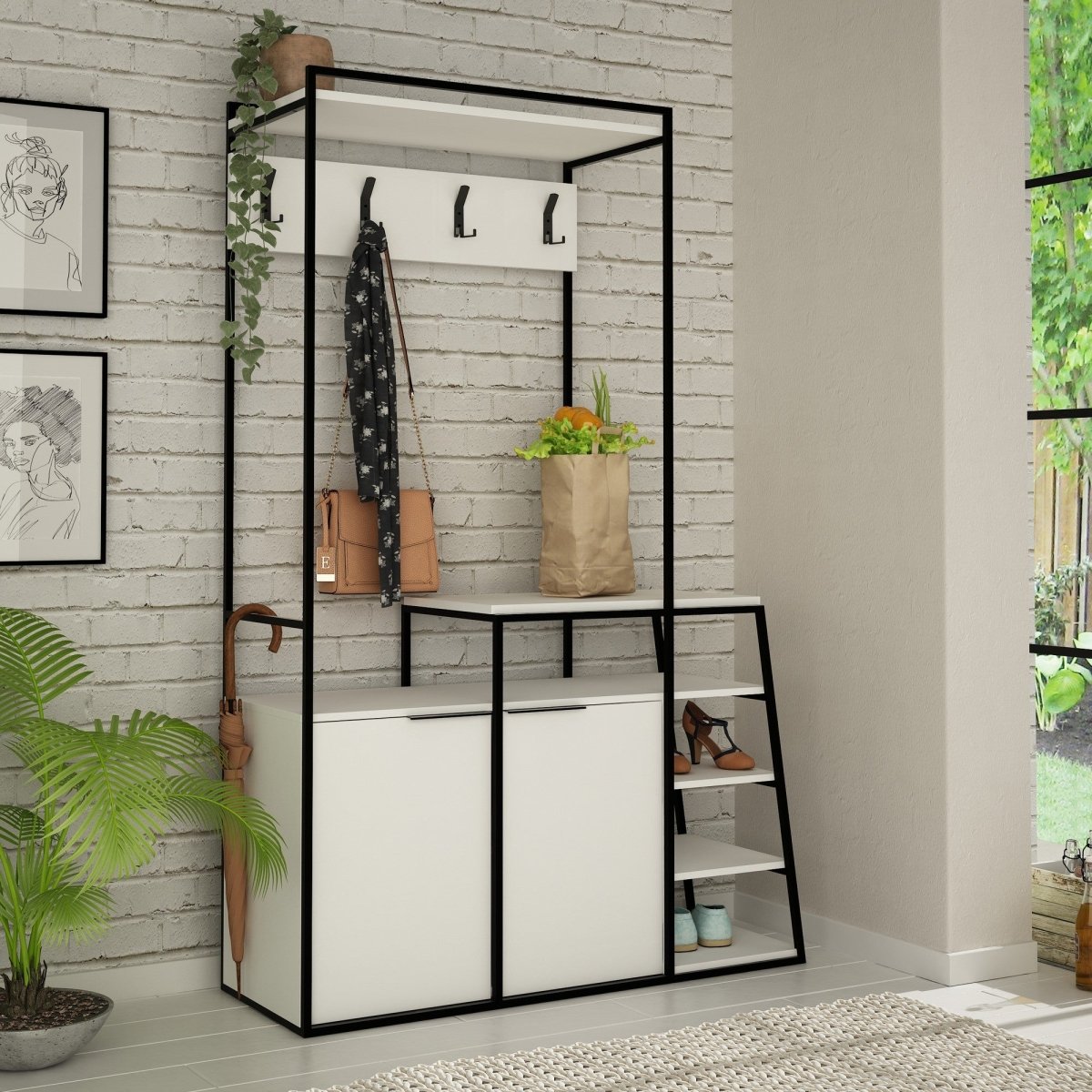 Multifunktionale Designer Garderobe Mafalda: Stilvolle Ordnung für Ihr Zuhause